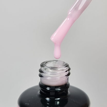 RUBBER PEARL BASE - PINK - Rubber base rosa gel builder autolivellante per semipermanente rinforzato 15ml