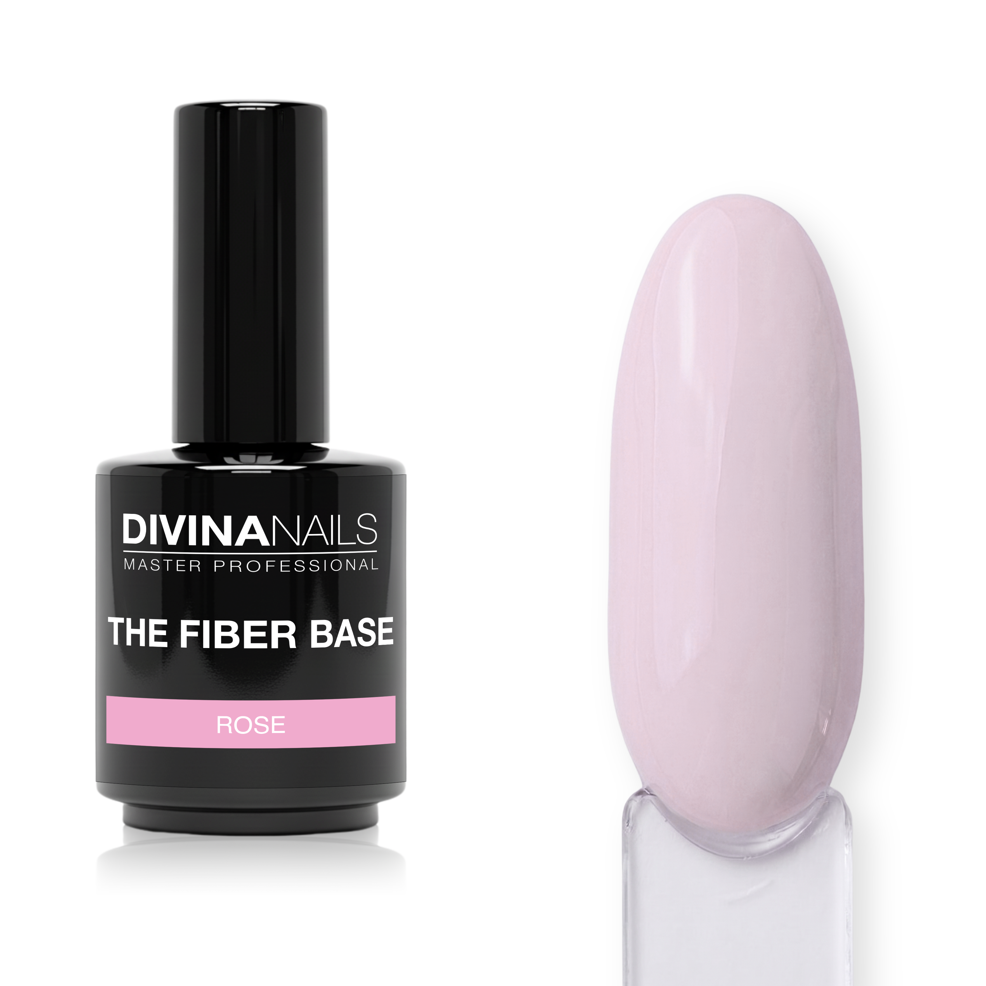 THE FIBER BASE - 06 ROSE - Fiber base rosa semipermanente gel autolivellante 15ml