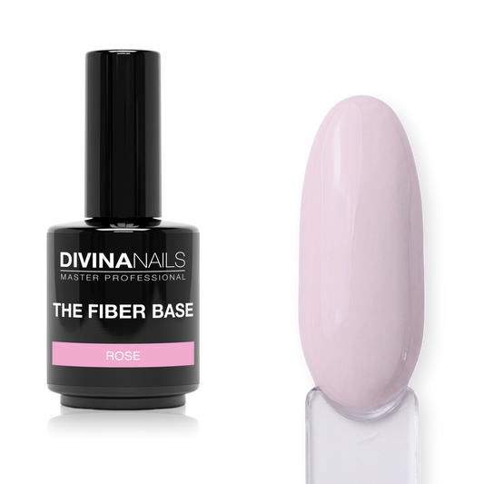 THE FIBER BASE - 06 ROSE - Fiber base rosa semipermanente gel autolivellante 15ml