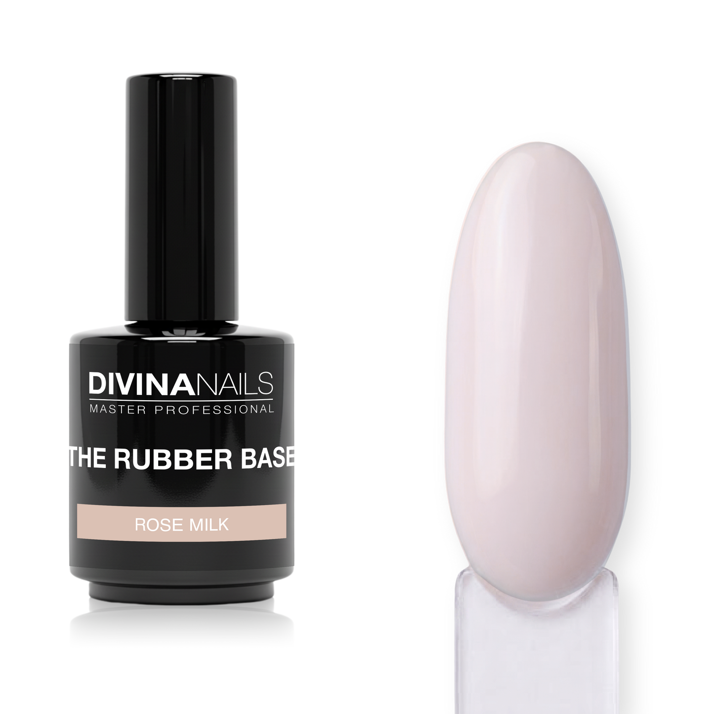 THE RUBBER BASE - ROSE MILK 002 - Rubber base rosa latte gel builder autolivellante 15ml