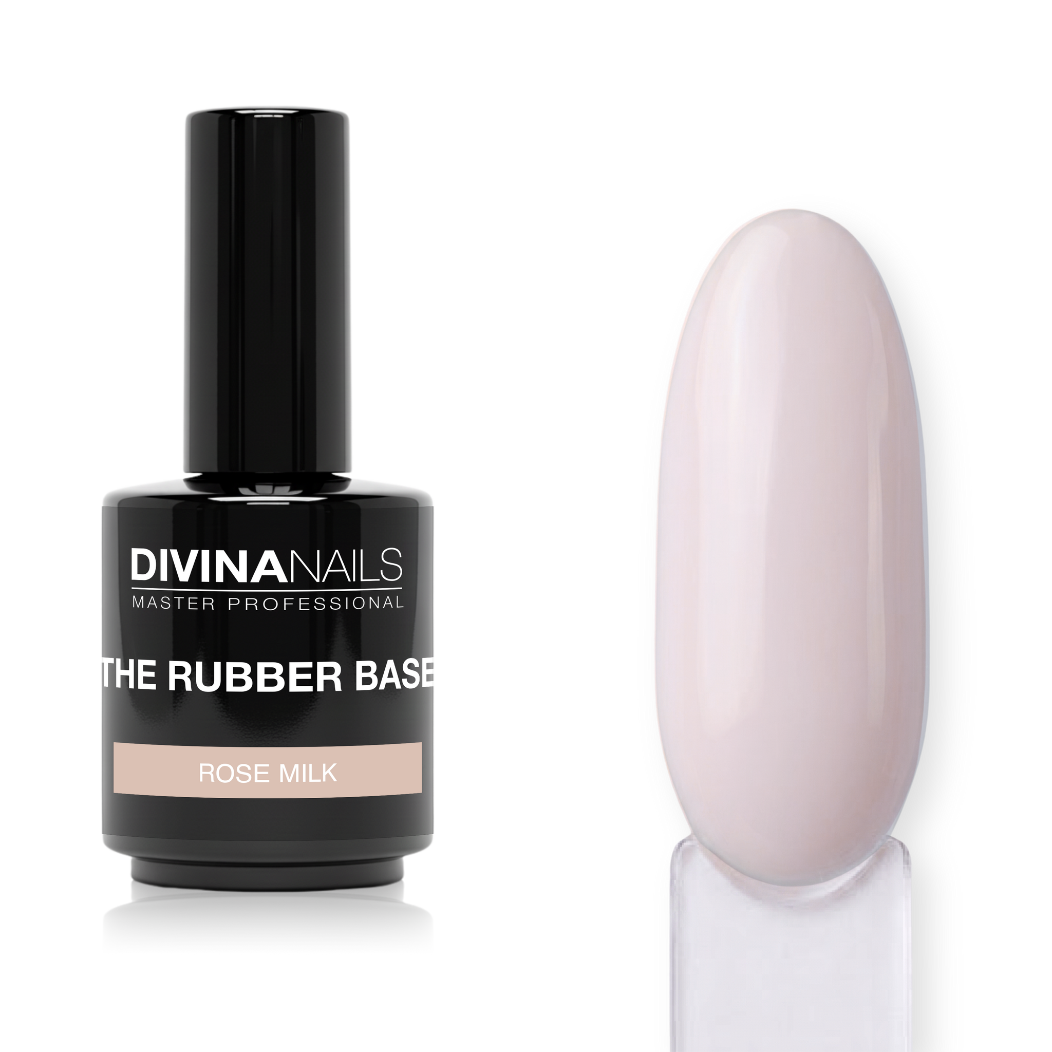 THE RUBBER BASE - ROSE MILK 002 - Rubber base rosa latte gel builder autolivellante 15ml