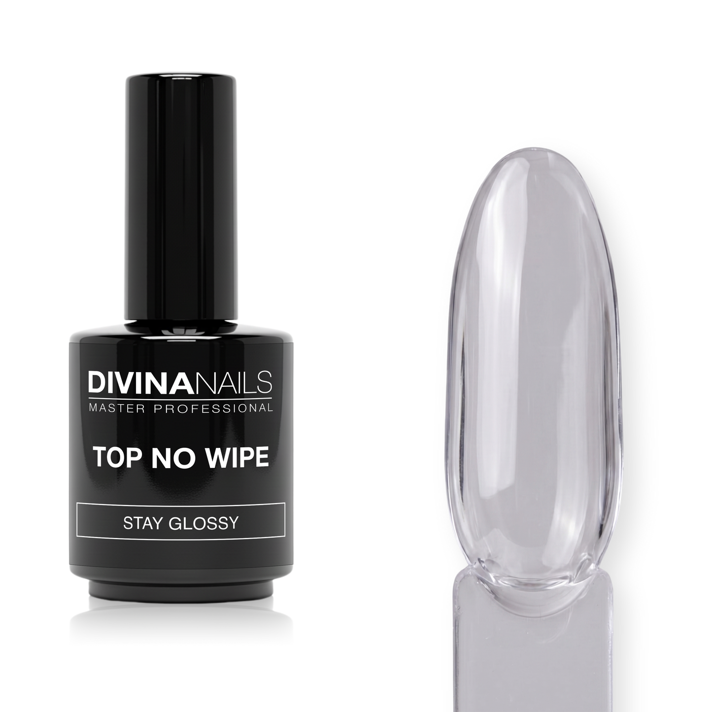 TOP NO WIPE - STAY GLOSSY - Gel top coat antigiallo senza dispersione