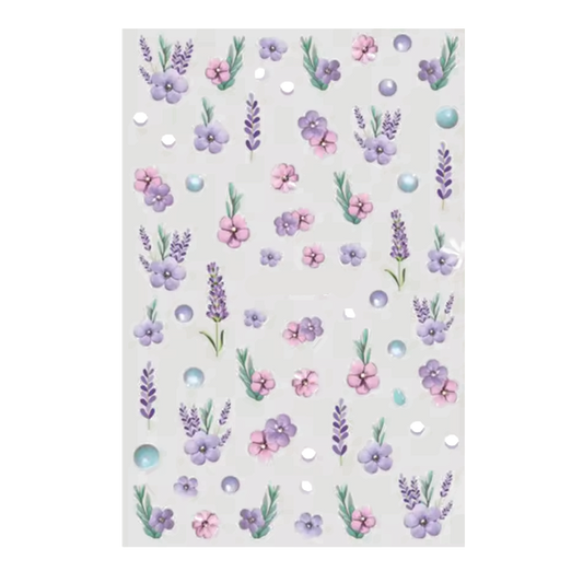 STICKERS - SPRING 01 - Stickers decorazioni unghie per nail art per la primavera