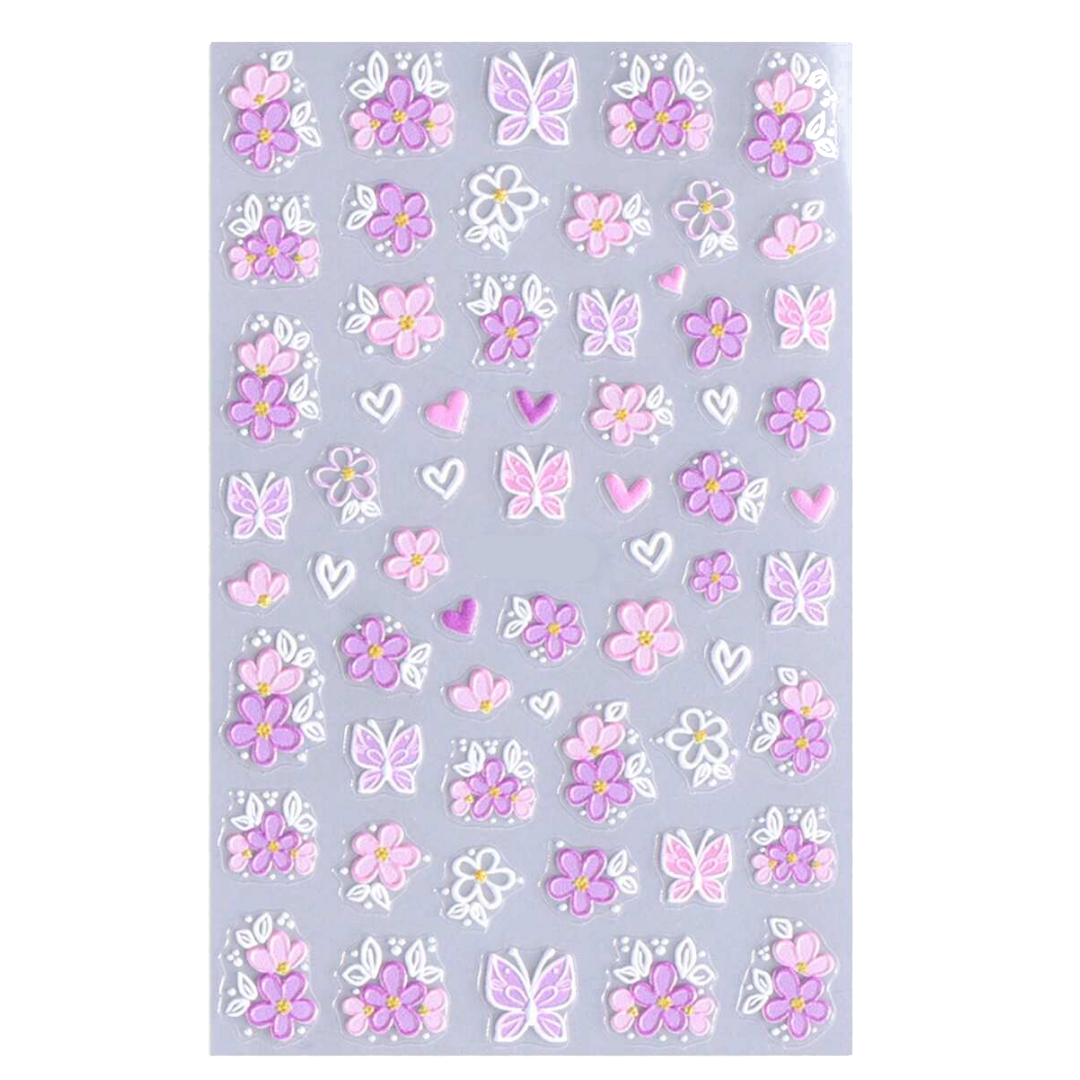 STICKERS - SWEETY 02 - Stickers decorazioni unghie per nail art per la primavera