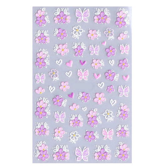 STICKERS - SWEETY 02 - Stickers decorazioni unghie per nail art per la primavera