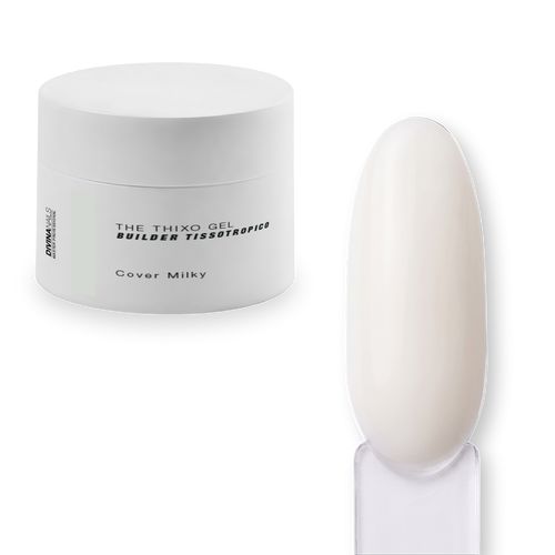 THE THIXO GEL - COVER MILKY - Builder gel costruttore tissotropico trifasico professionale per ricostruzione unghie da 50ml