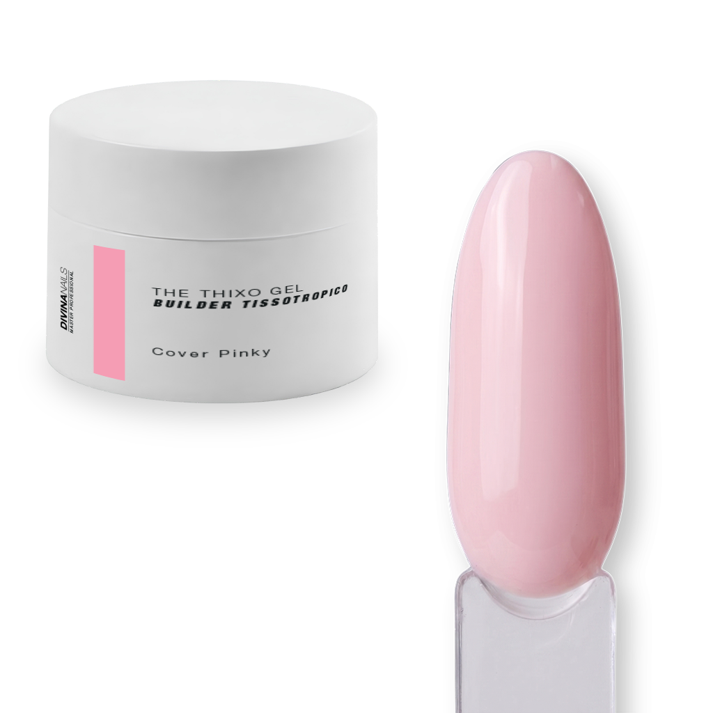 THE THIXO GEL - COVER PINKY - Builder gel costruttore tissotropico trifasico professionale per ricostruzione unghie da 50ml