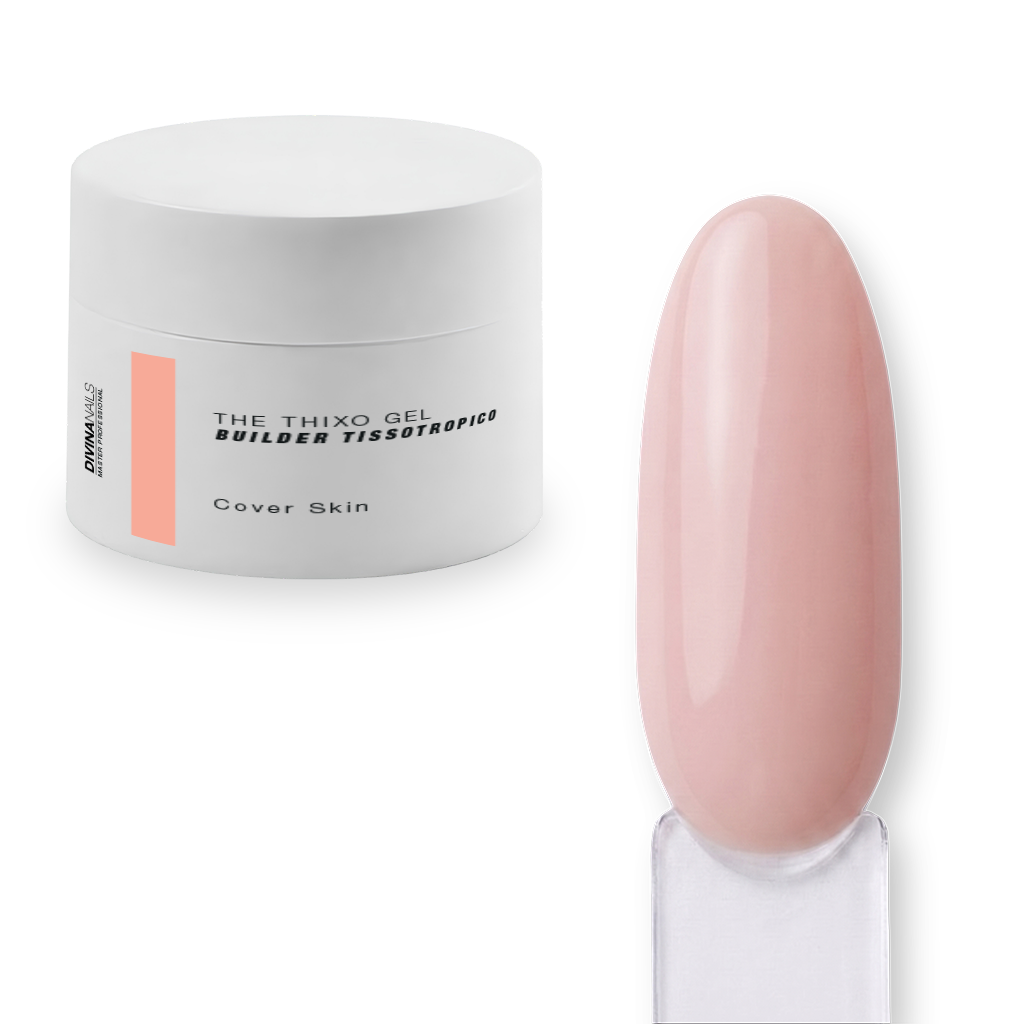 THE THIXO GEL - COVER SKIN - Builder gel costruttore tissotropico trifasico professionale per ricostruzione unghie 50ml