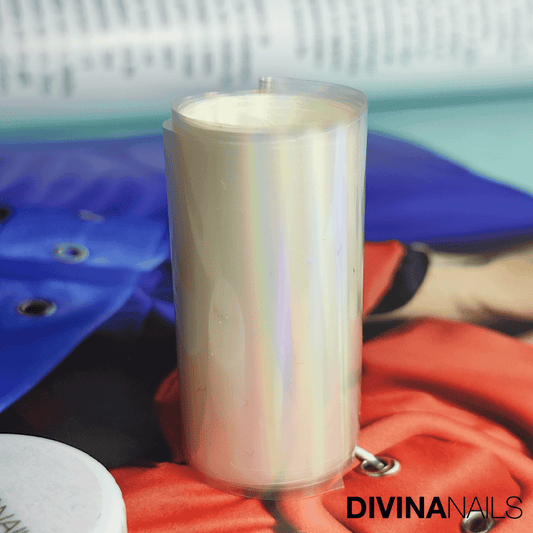 FOIL ROLL - TRANSPARENT RAINBOW - Foil per decorazioni unghie nail art - Divina Nails