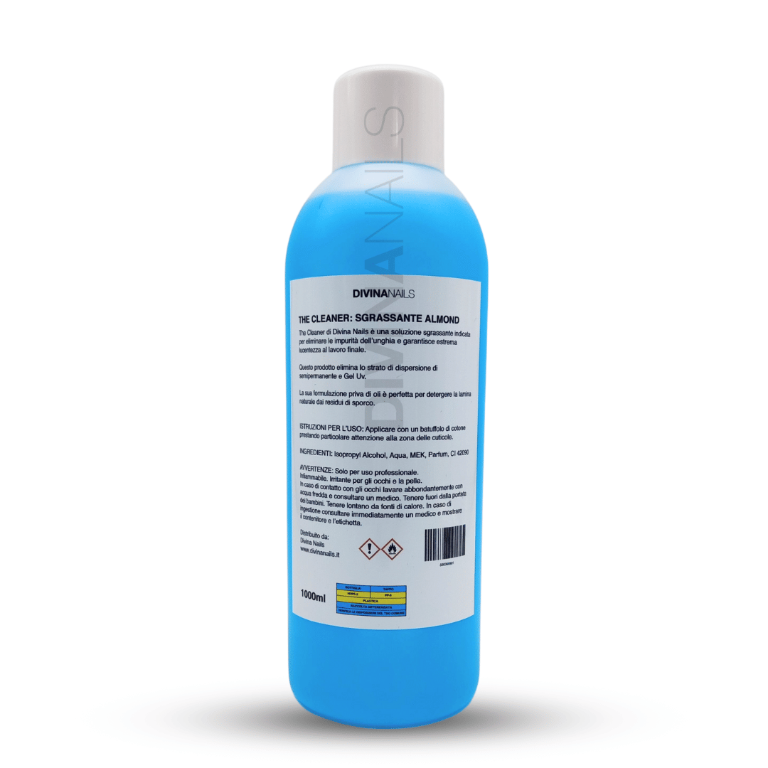 THE CLEANER - Sgrassante almond e soluzione Acrygel per unghie 2in1 1000ml