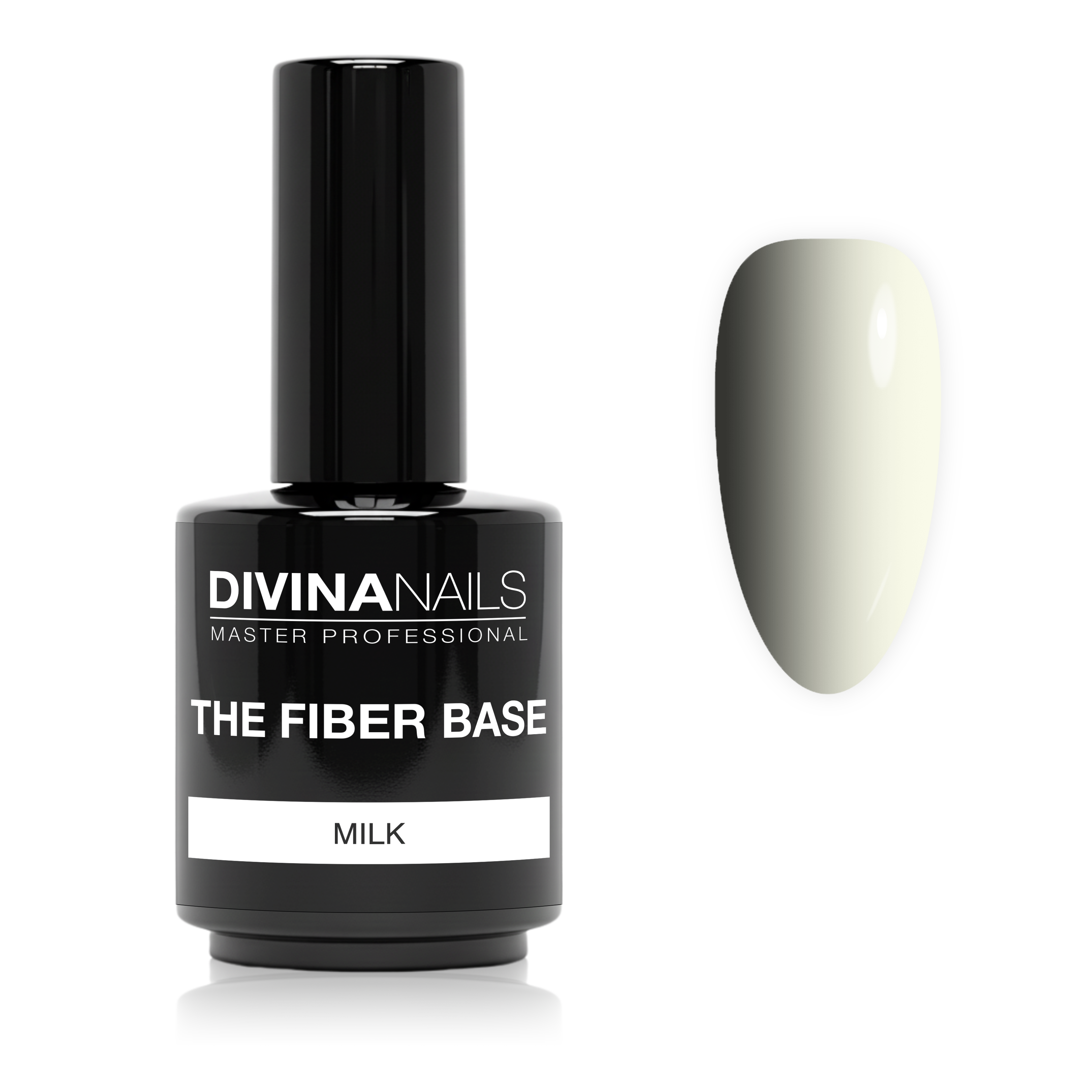 THE FIBER BASE - 02 MILK - Fiber base bianco latte semipermanente gel autolivellante 15ml