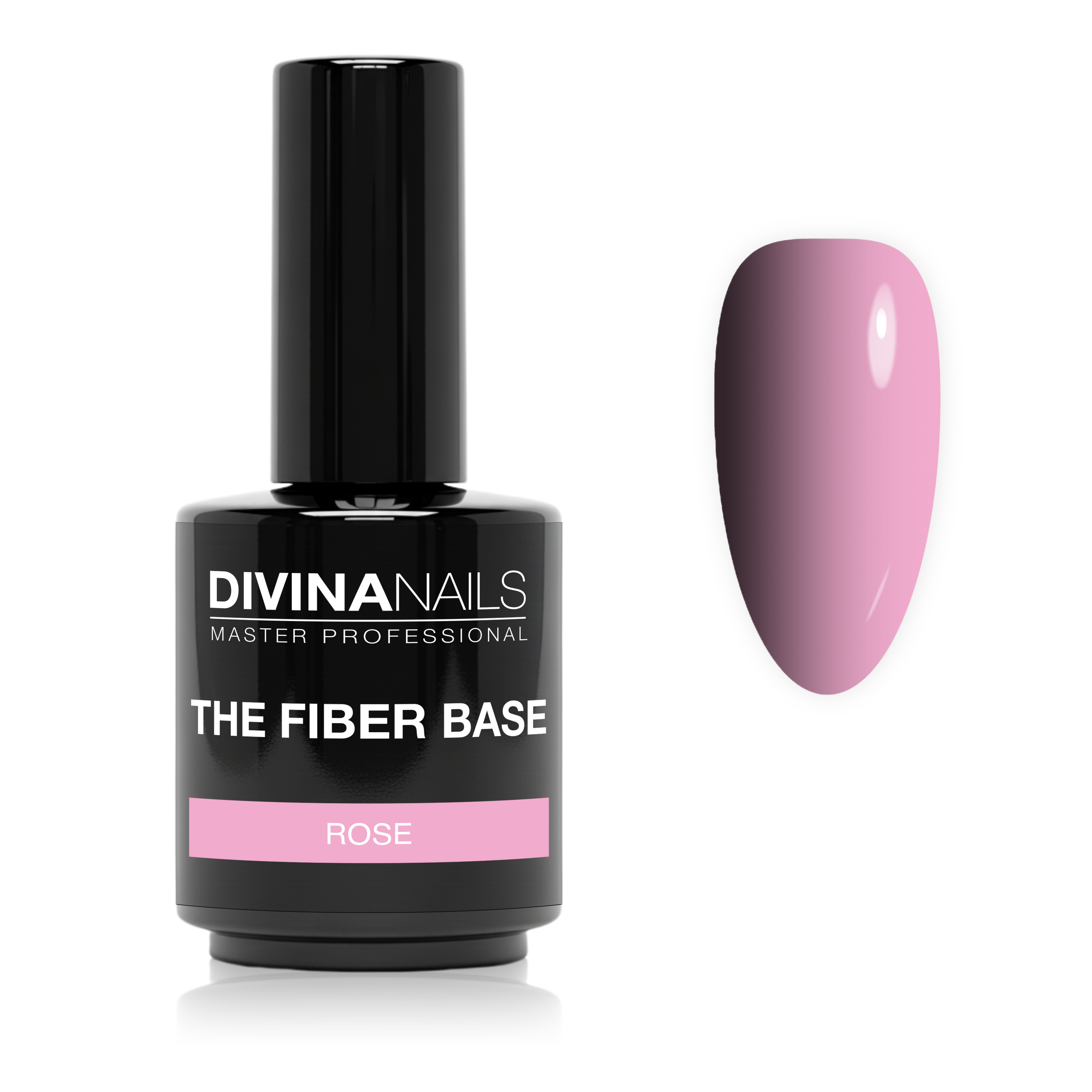 THE FIBER BASE - 06 ROSE - Fiber base rosa semipermanente gel autolivellante 15ml