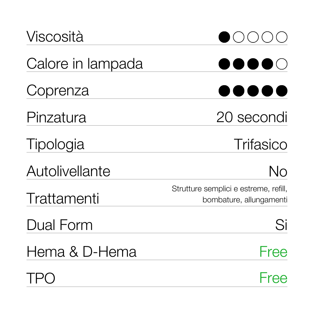 THE THIXO GEL - COVER NATURAL - Builder gel costruttore tissotropico trifasico professionale per ricostruzione unghie 50ml