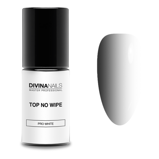 TOP NO WIPE - STAY GLOSSY PRO WHITE - Gel top coat antigiallo senza dispersione 8ml