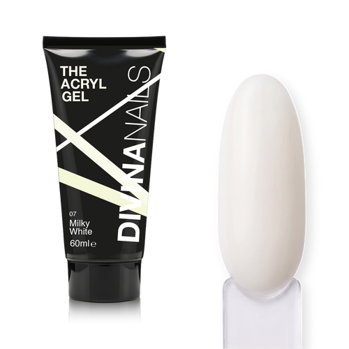 THE ACRYL GEL - WHITE MILK - Acrygel Bianco Latte professionale per ricostruzione unghie da 60ml