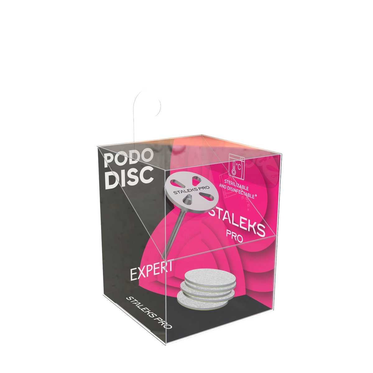 STALEKS EXPERT PODODISC S - Disco per pedicure allungato con lime intercambiabili, grana 180, 15 mm (5 pezzi)