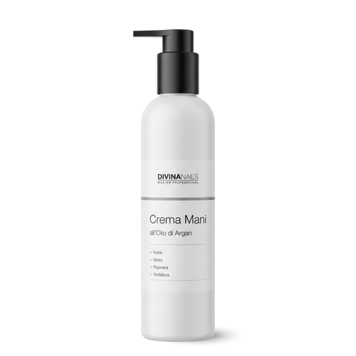 CREMA MANI ALL’OLIO DI ARGAN - Crema nutriente e rigenerante professionale per mani 300ml