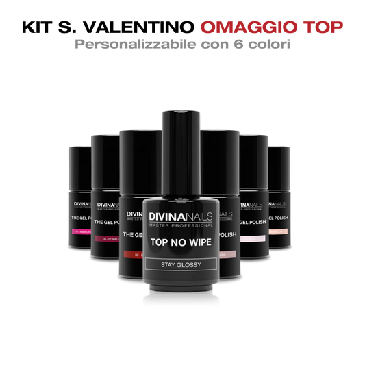 KIT IL MIO SALONE A CASA SAN VALENTINO - Palette Colori & Nail Art Fai-da-Te