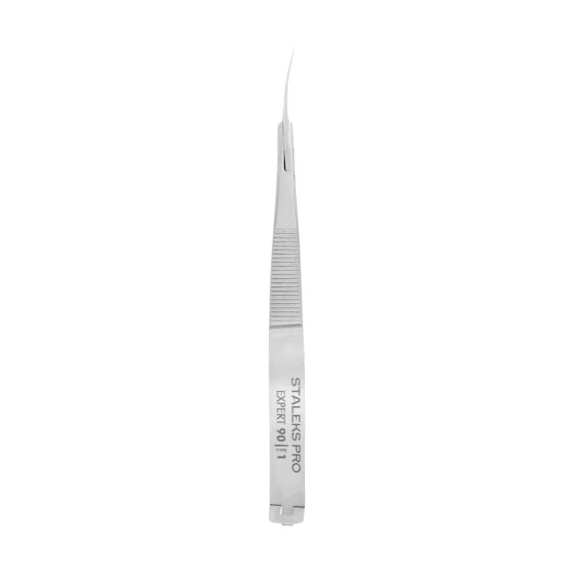 STALEKS EXPERT SE 90/1 - Forbicine professionali a molla per cuticole con lama curva da 15mm