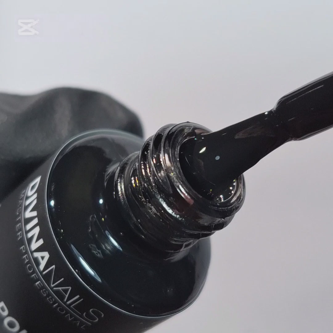 THE GEL POLISH - 02 BLACK - Semipermanente per unghie da 8ml