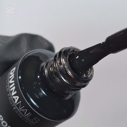 THE GEL POLISH - 02 BLACK - Semipermanente per unghie da 8ml