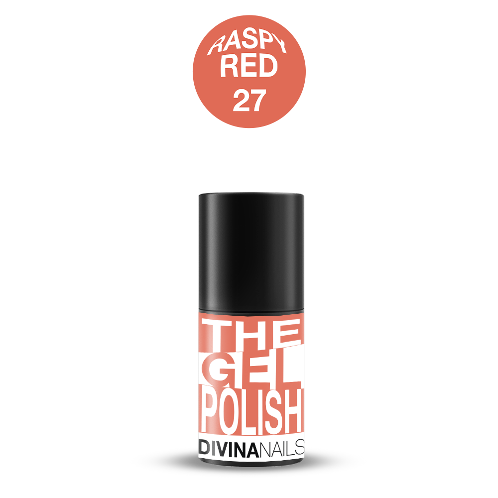 THE GEL POLISH - 27 RASPY RED - Semipermanente per unghie da 8ml