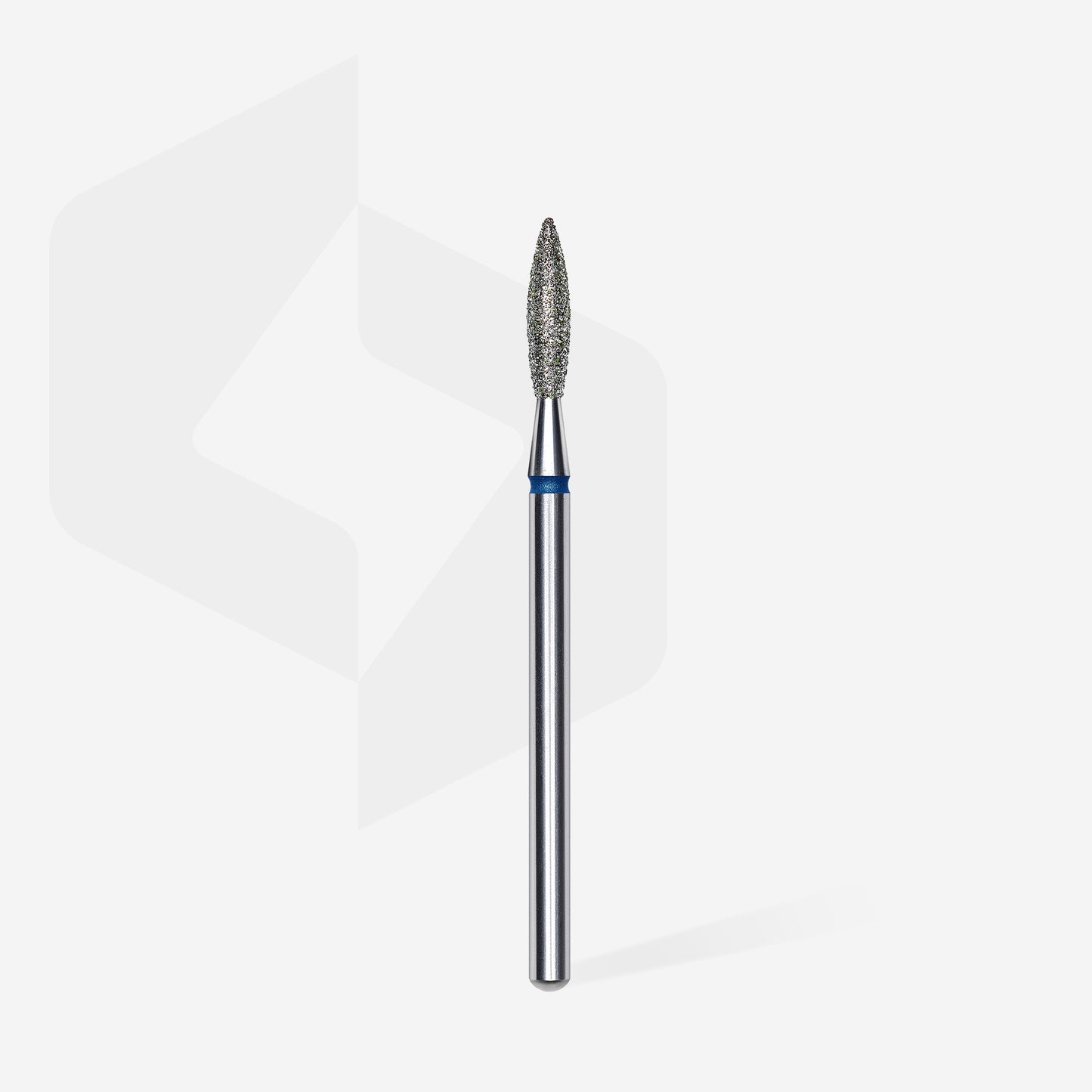STALEKS FA10B023/10 - FIAMMA 2.3mm GRIT BLU - Punta fresa per cuticole diamantata per dry manicure russa