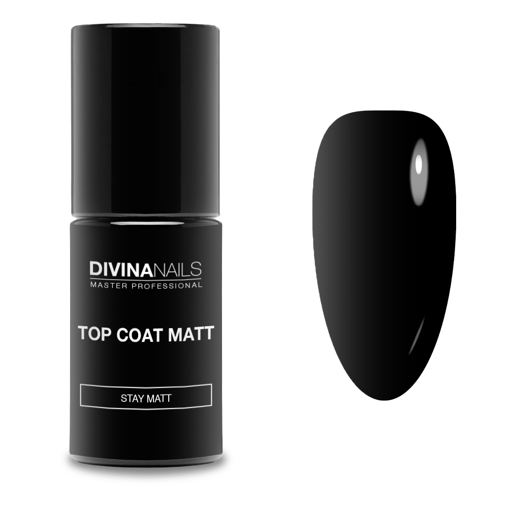 TOP COAT MATT - STAY MATT - Gel top coat effetto opaco senza dispersione 8ml