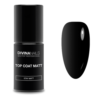 TOP COAT MATT - STAY MATT - Gel top coat effetto opaco senza dispersione 8ml