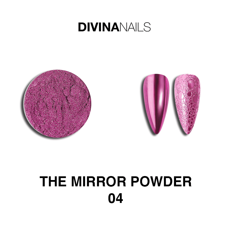 THE MIRROR POWDER - 04 - Polvere pigmento effetto specchio cromato per unghie - Divina Nails