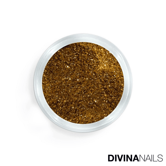 CRYSTAL GOLD HOLO - Polvere Glitter brillantini per unghie 2g