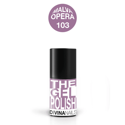 THE GEL POLISH - 103 MALVA OPERA - Semipermanente per unghie da 8ml - Divina Nails