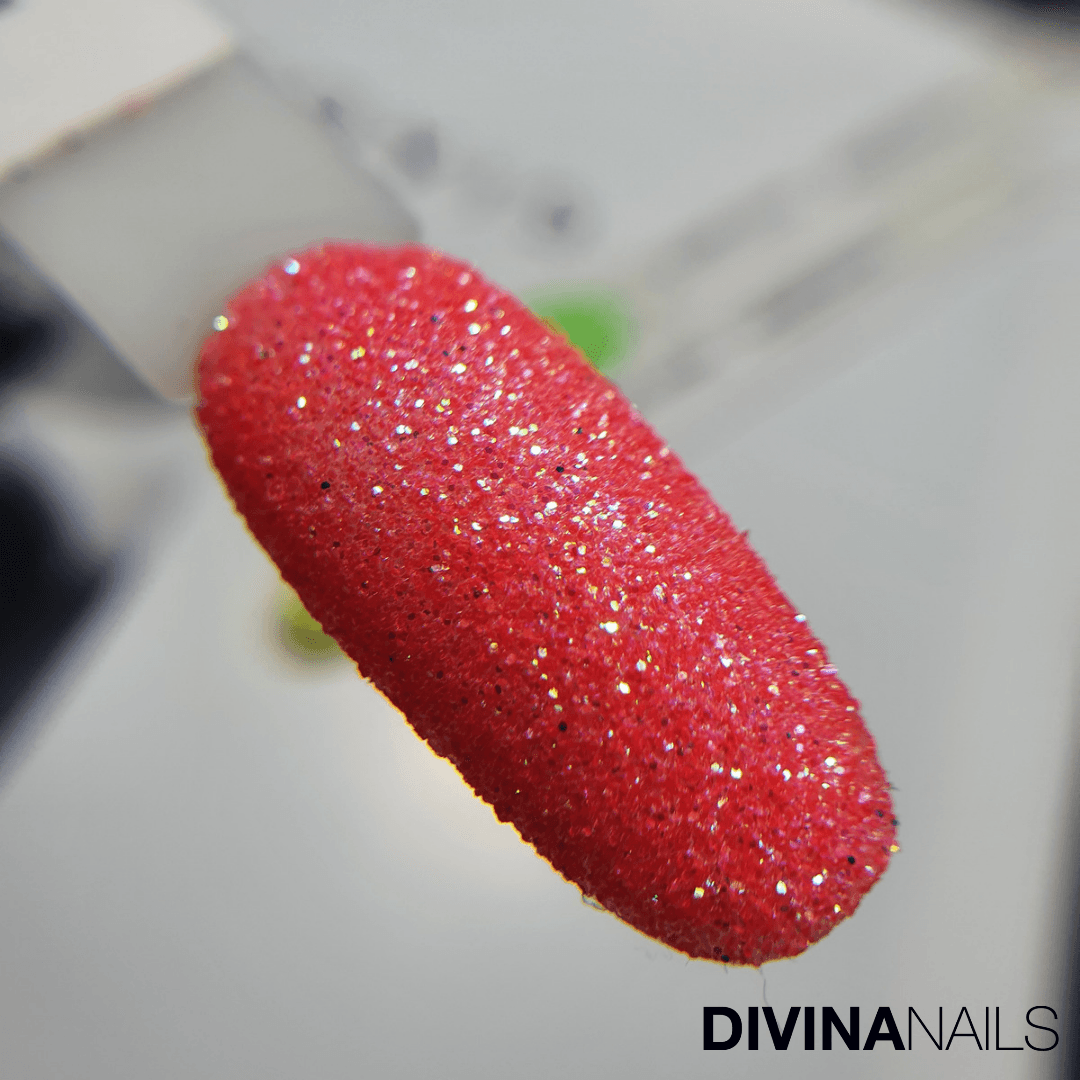 CRYSTAL NEON STRAWBERRY HOLO - Polvere Glitter brillantini per unghie 2g - Divina Nails