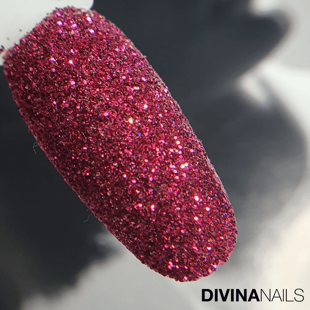 CRYSTAL FUCSIA HOLO - Polvere Glitter brillantini per unghie 2g - Divina Nails