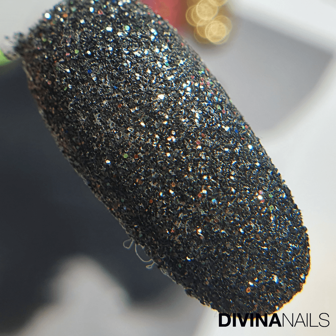 CRYSTAL KHAKI HOLO - Polvere Glitter brillantini per unghie 2g - Divina Nails