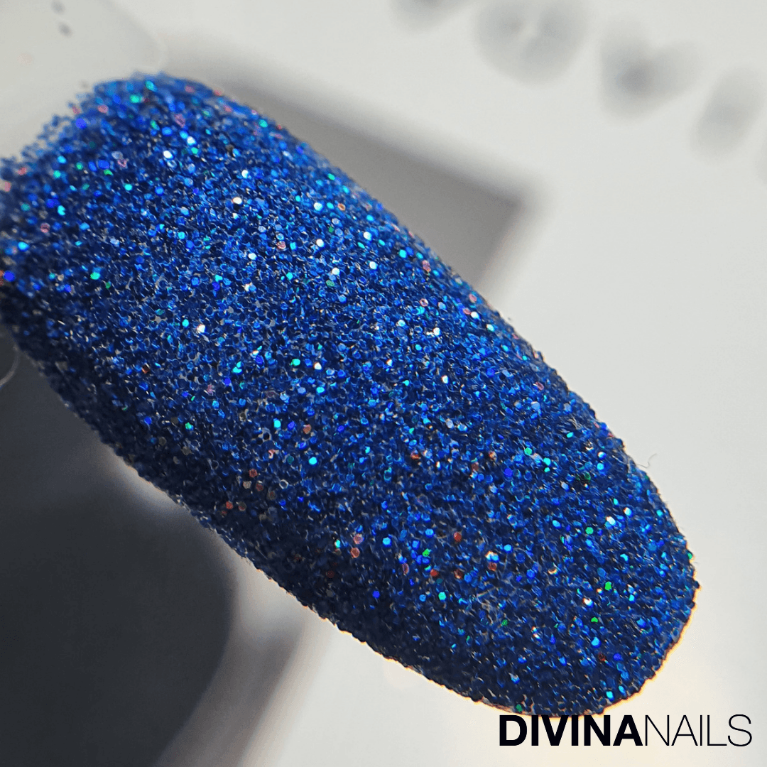 CRYSTAL COBALT HOLO - Polvere Glitter brillantini per unghie 2g - Divina Nails