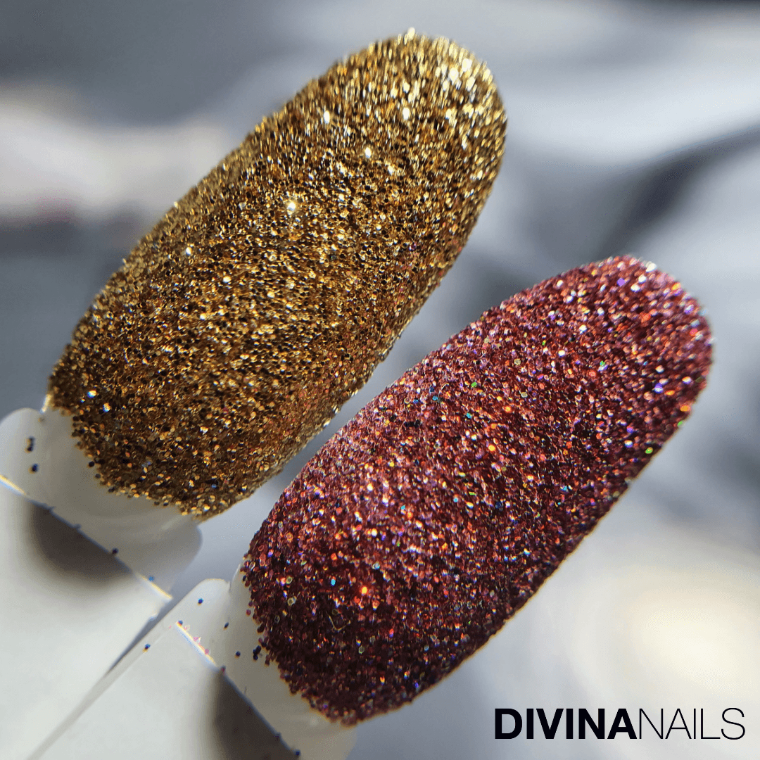 CRYSTAL MULTI RED HOLO - Polvere Glitter brillantini per unghie 2g - Divina Nails