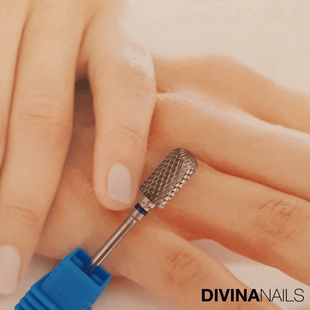 MINI BARREL - Punta fresa per rimozione semipermanente, gel e acrilico a cilindro - Divina Nails