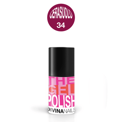 THE GEL POLISH - 34 CERASUOLO - Semipermanente per unghie da 8ml