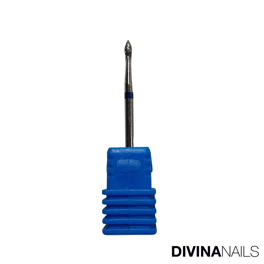 GOCCIA - Punta a goccia diamantata professionale per fresa rimozione cuticole - Divina Nails