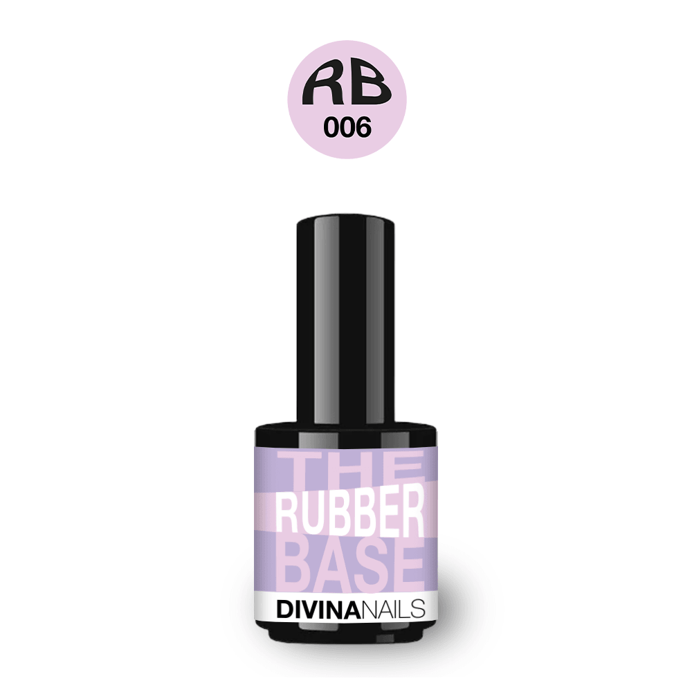 THE RUBBER BASE - RB 006 - Rubber base pink gel builder autolivellante 15ml - Divina Nails