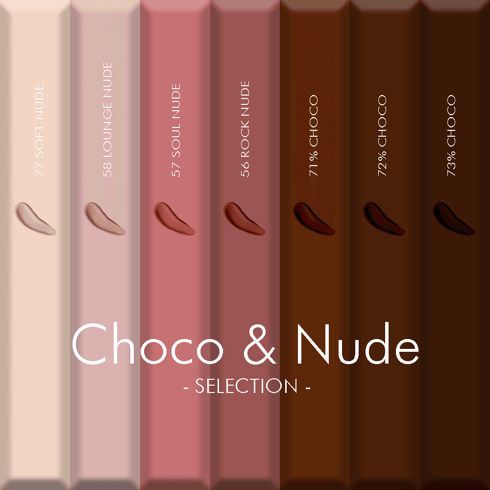 CHOCO & NUDE SELECTION - Selezione completa 7 THE GEL POLISH