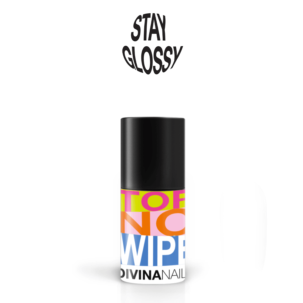 TOP NO WIPE - STAY GLOSSY - Gel Top Coat Senza Dispersione 8ml